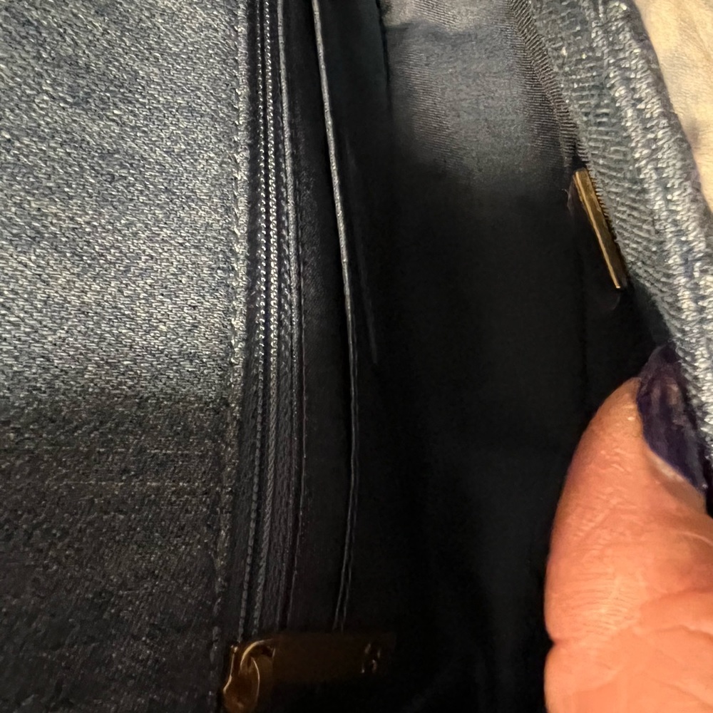 ❌❌❌SOLD❌❌❌Chanel Pearl crush mini rectangular DENIM - Picture 8 of 8